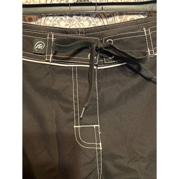 Mysterioso Womens Cycling Shorts Size 8 Black With White Stitching - Picture 8 of 13